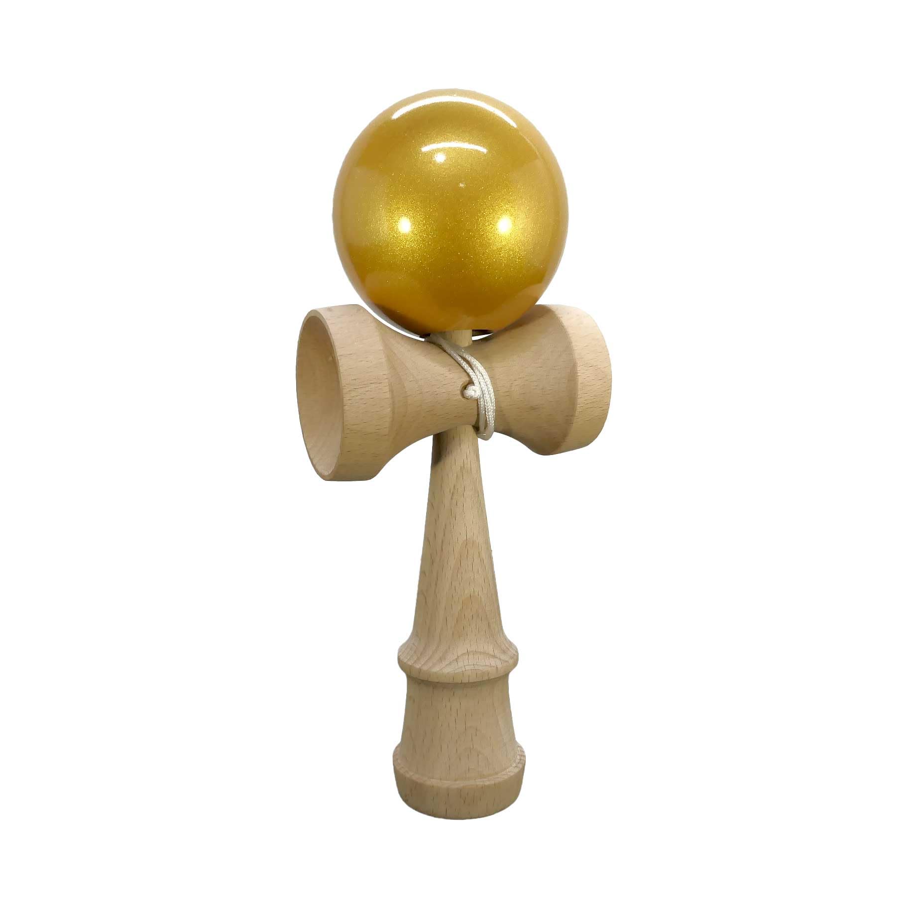 Amazon | けん玉 ジャンボ 大きい 24cm 金 木製 パフォーマンス