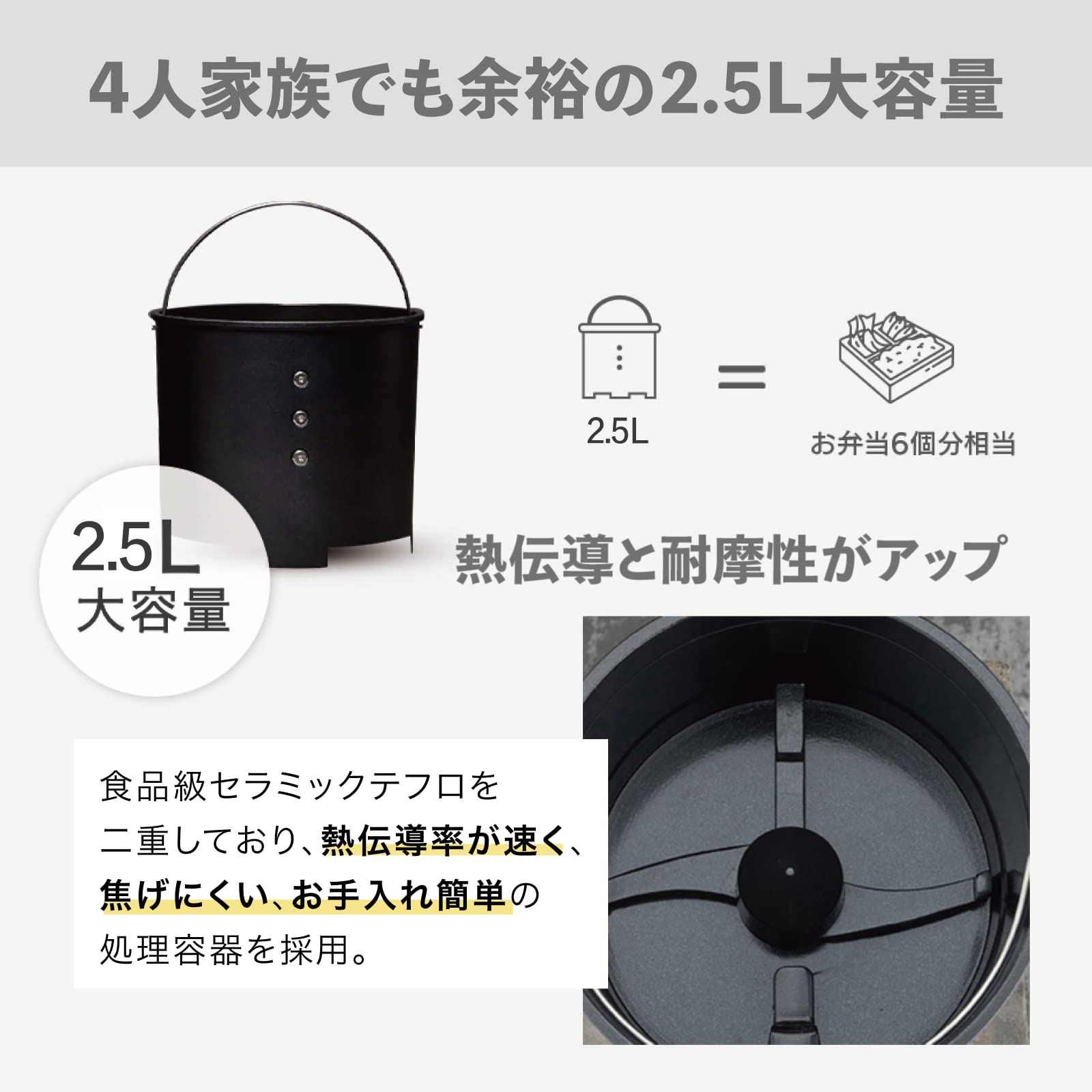 Amazon.co.jp: NAGUALEP 家庭用生ごみ処理機 交換用処理容器 【NA-1,NA