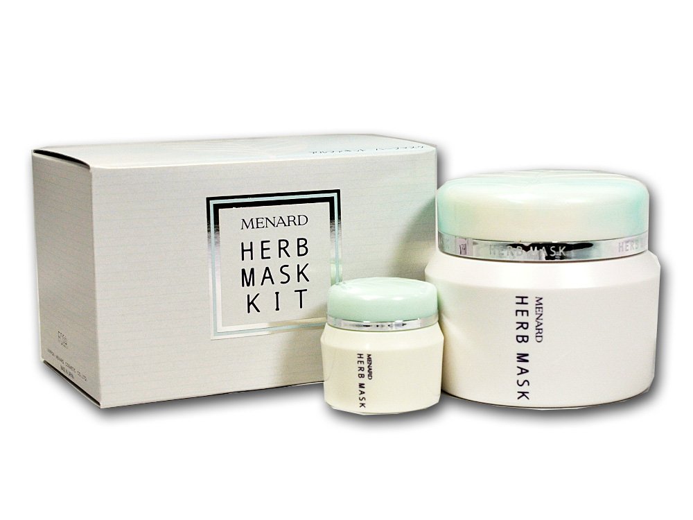 Amazon.co.jp: メナード アルファキット ハーブマスク (120g＋20g) 白