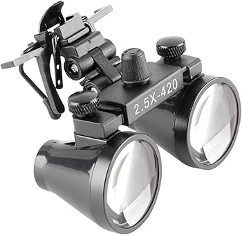 Amazon.co.jp: EUSTOMA クリップ式拡大鏡 ミニ双眼ルーペ メガネ