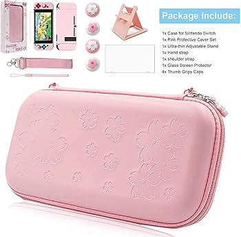 Amazon.com: HLRAO Pink Travel Carrying Case Accessories Kit
