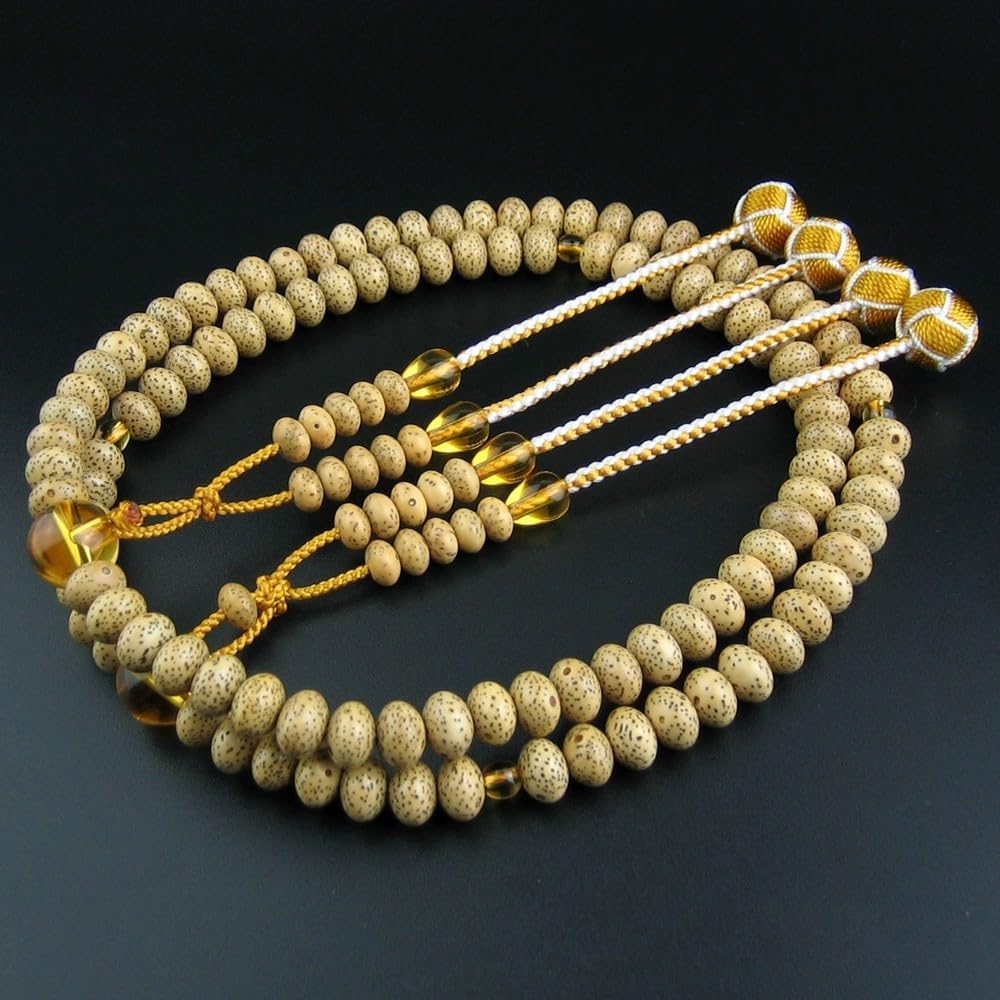 真言宗 星月菩提樹念珠 瑪瑙 尺二 妙蓮花真言宗本式数珠星月