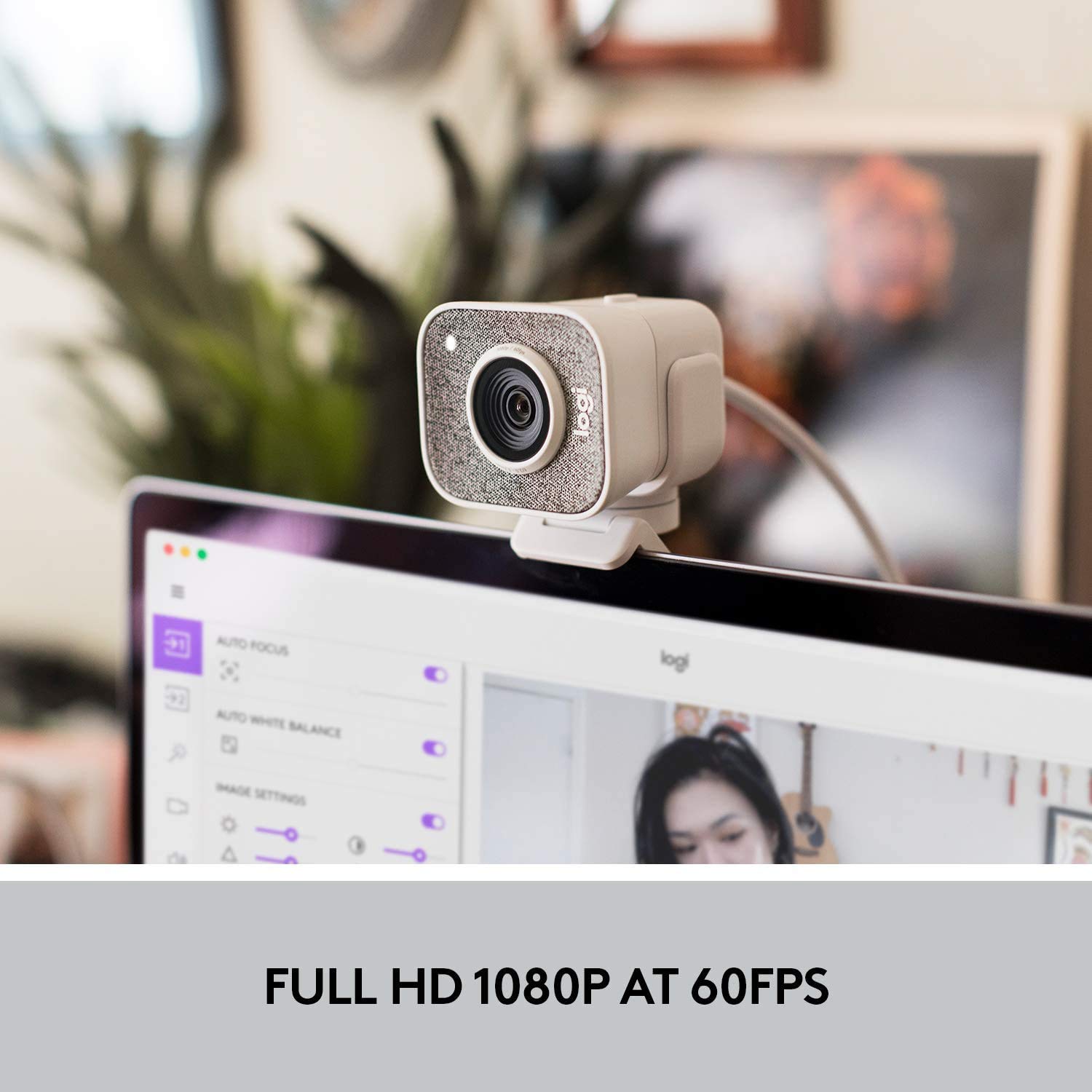 Amazon.com: Logitech StreamCam - White - 1080P HD 60fps Streaming