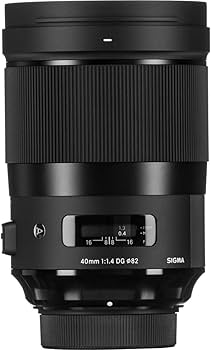 Amazon.co.jp: SIGMA 単焦点標準レンズ 40mm F1.4 DG HSM | Art A018