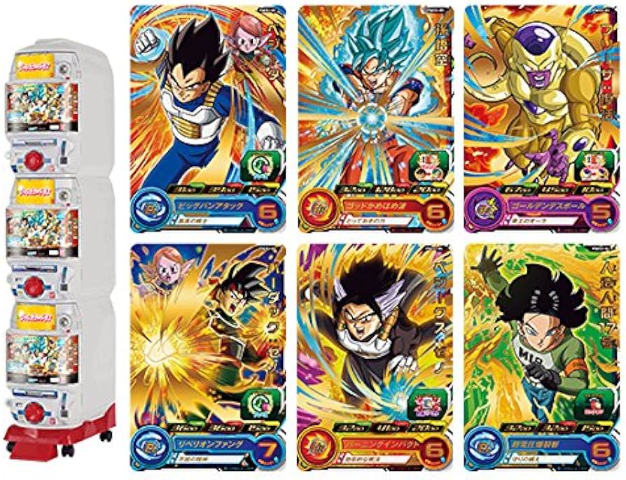 ジャンボカード ドラゴンボール ベジット＆ブウ 泡プリ ブロマイド