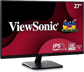Amazon.com: ViewSonic VA2756-4K-MHD 27 Inch IPS 4K Monitor with