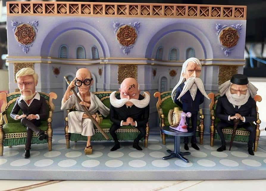 吾老星 5体セット ワンピース フィギュア レッド