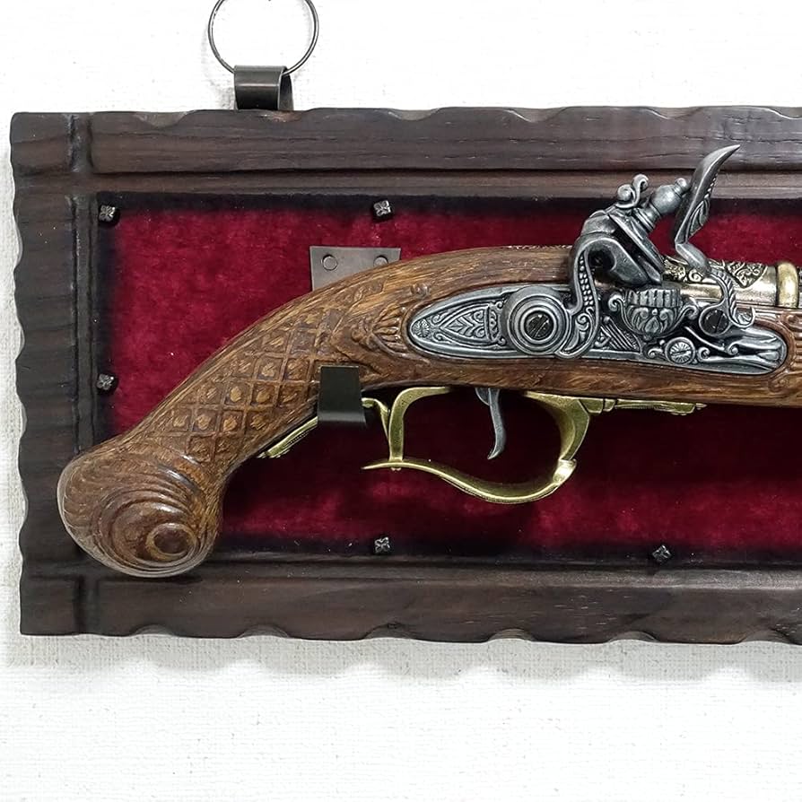 Amazon.co.jp: スペイン製 フリントロック式 中世 古式銃 レプリカ