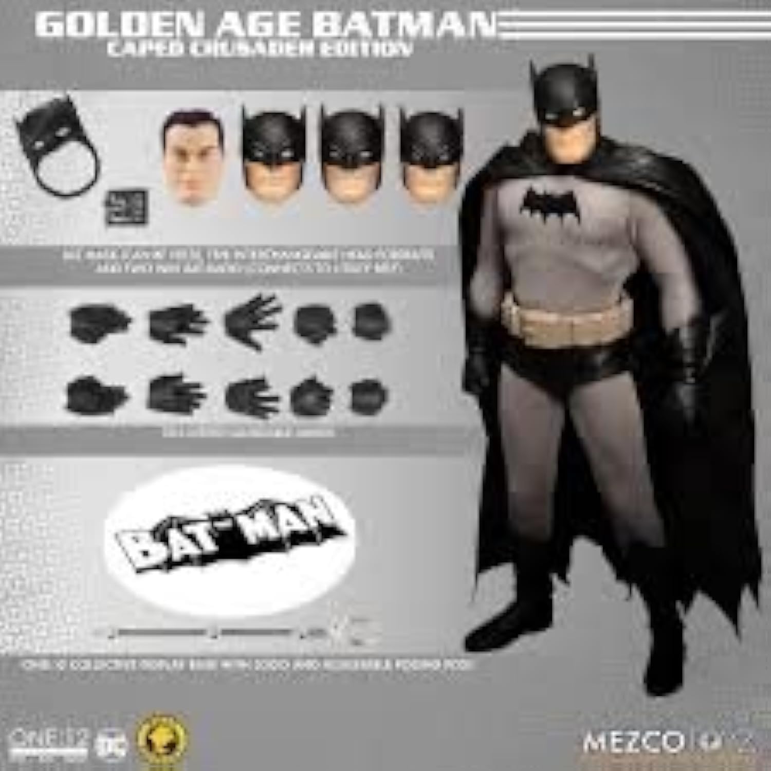 Amazon.com: Mezco One:12 Collective Presents Batman Golden Age