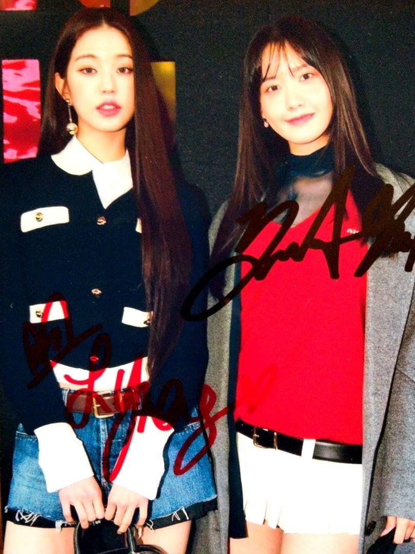 Amazon.co.jp: チャン ウォニョンとユナ直筆サイン入り2Lサイズ写真