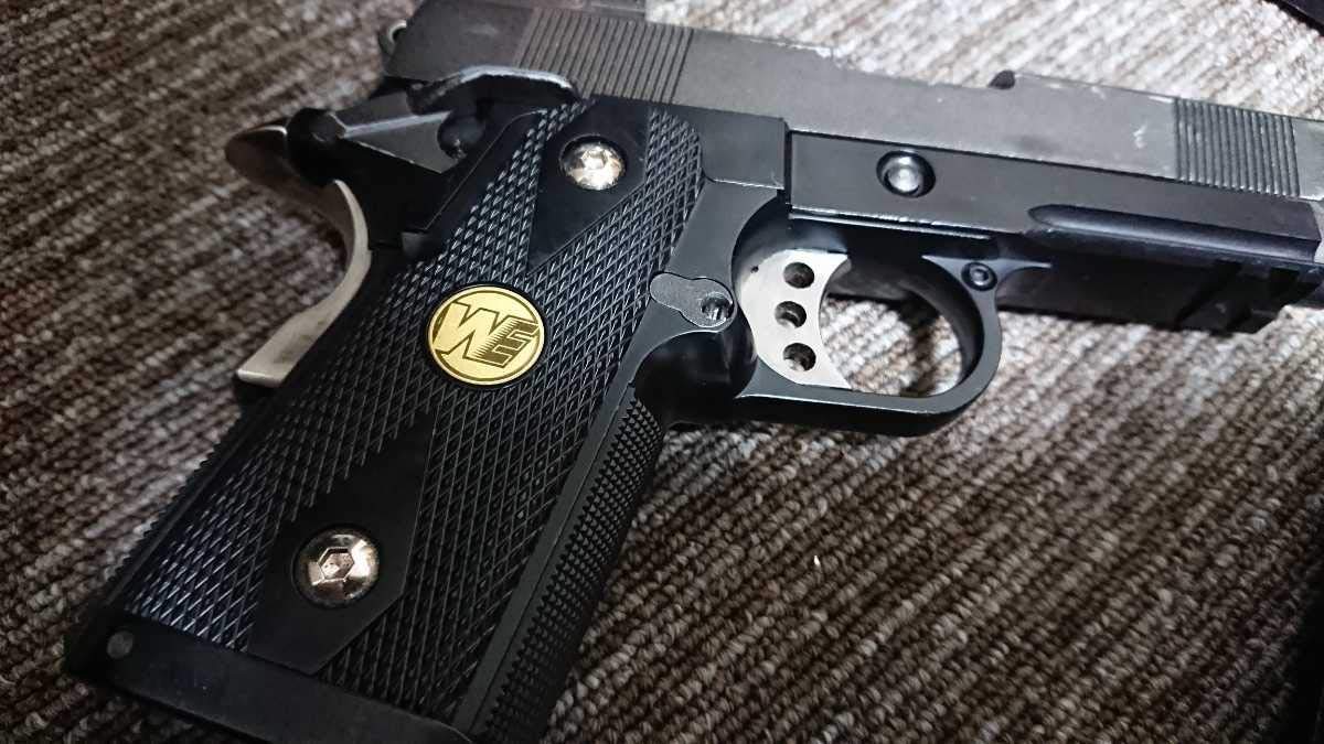 3*s様 Hi-CAPA ガスガン シルバー 3マガジン付き 3*s様 Hi-CAPA