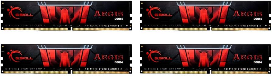 G.SKILL AEGIS Series DDR4 RAM (XMP) 32GB (4x8GB) 3200MT/s CL16-18