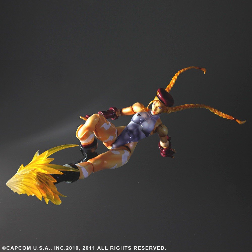 Amazon.co.jp: SUPER STREET FIGHTER IV PLAY ARTS改 キャミィ(PVC塗装