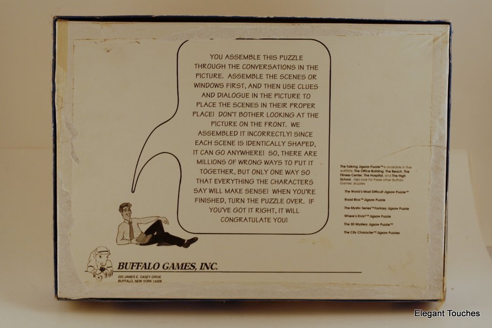 THE TALKING JIGSAW PUZZLE! THE HIGH SCHOOL - Two sided 560 pieces