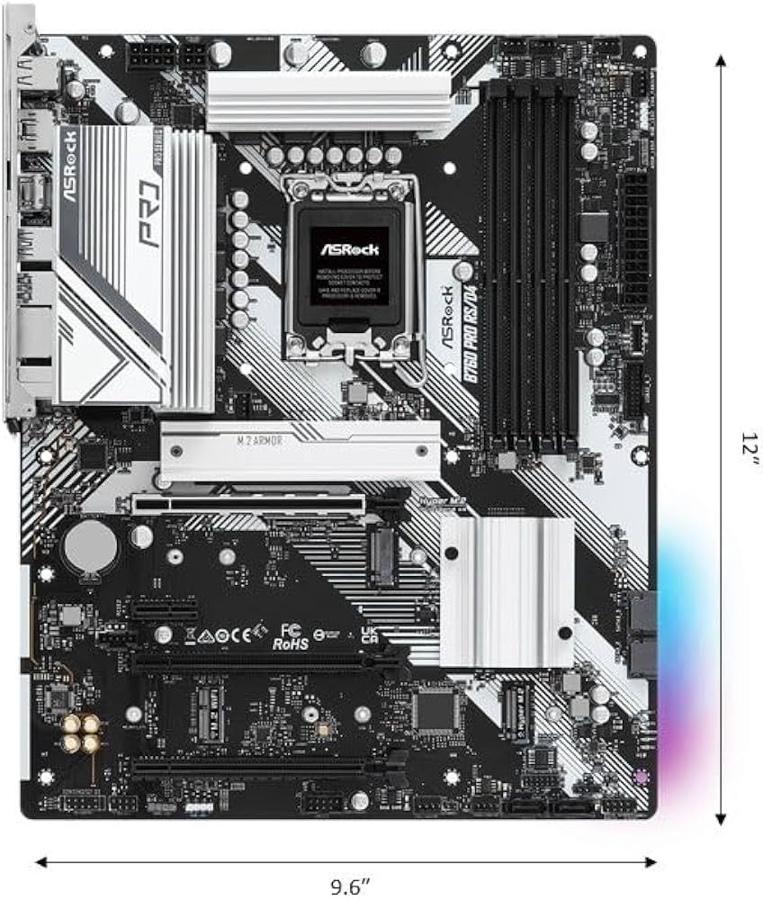 Amazon.com: ASRock B760 Pro RSD4 LGA1700 ATX Motherboard