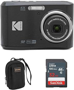 Amazon.com : KODAK PIXPRO FZ45-BK 16MP Digital Camera 4X Optical