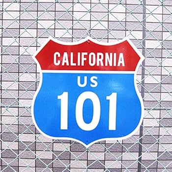 Amazon.co.jp: アメリカン トラフィックサイン (カリフォルニア101) 46