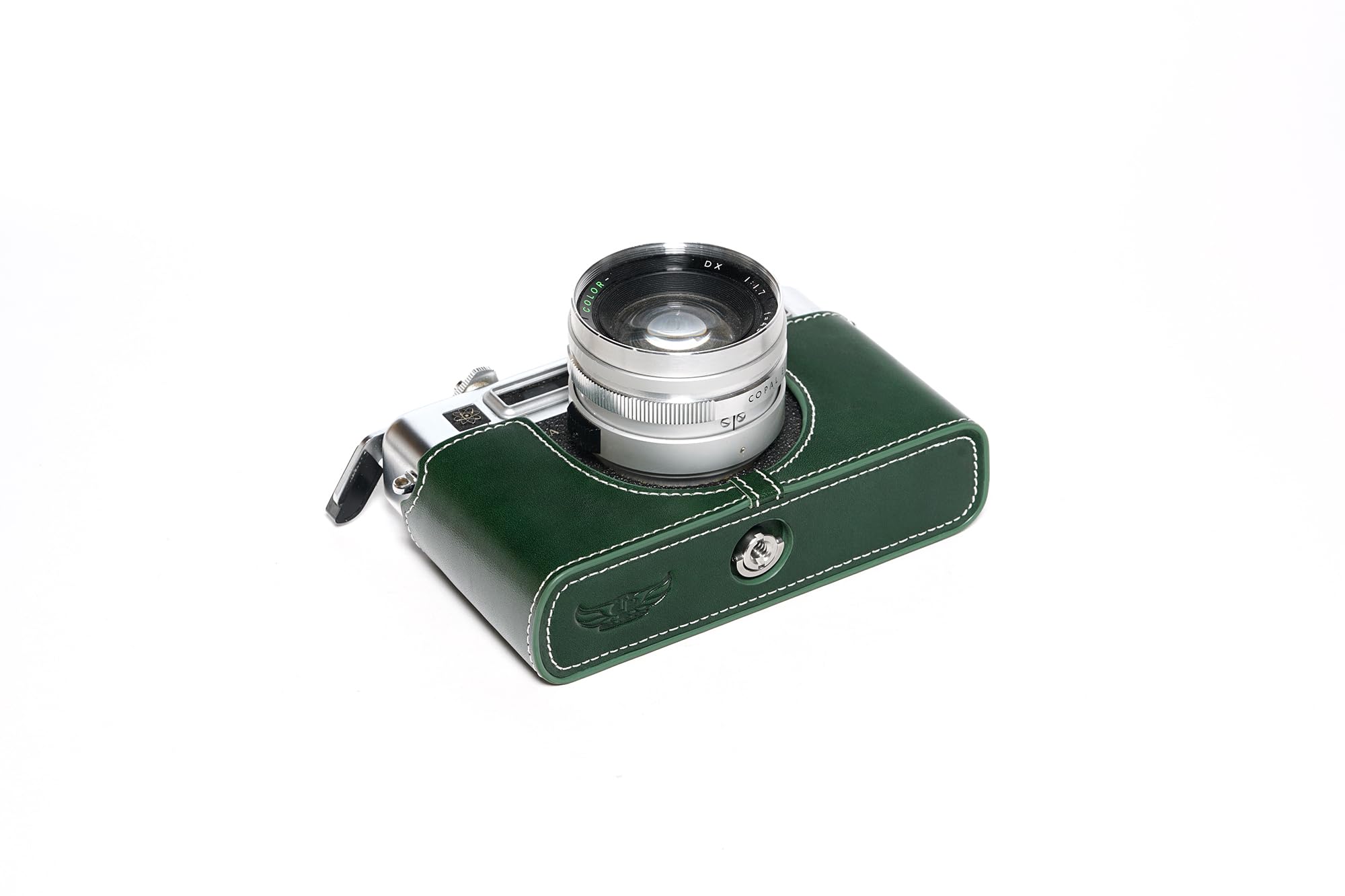 Amazon.com : Handmade Genuine Real Leather Half Camera Case Bag