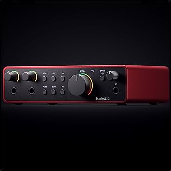 Amazon.co.jp: Focusrite Scarlett 2i2 第4世代 USBオーディオ