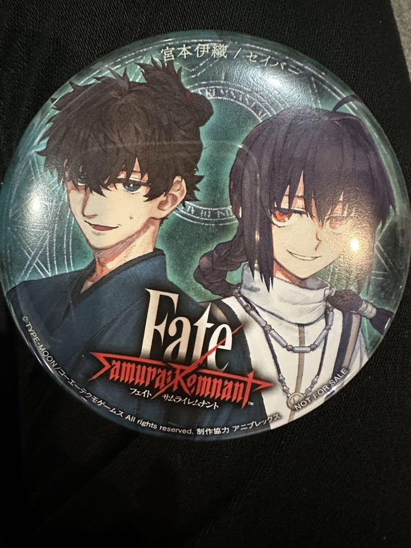 Fate サムライレムナント セイバー ヤマトタケル 宮本伊織 缶バッジ