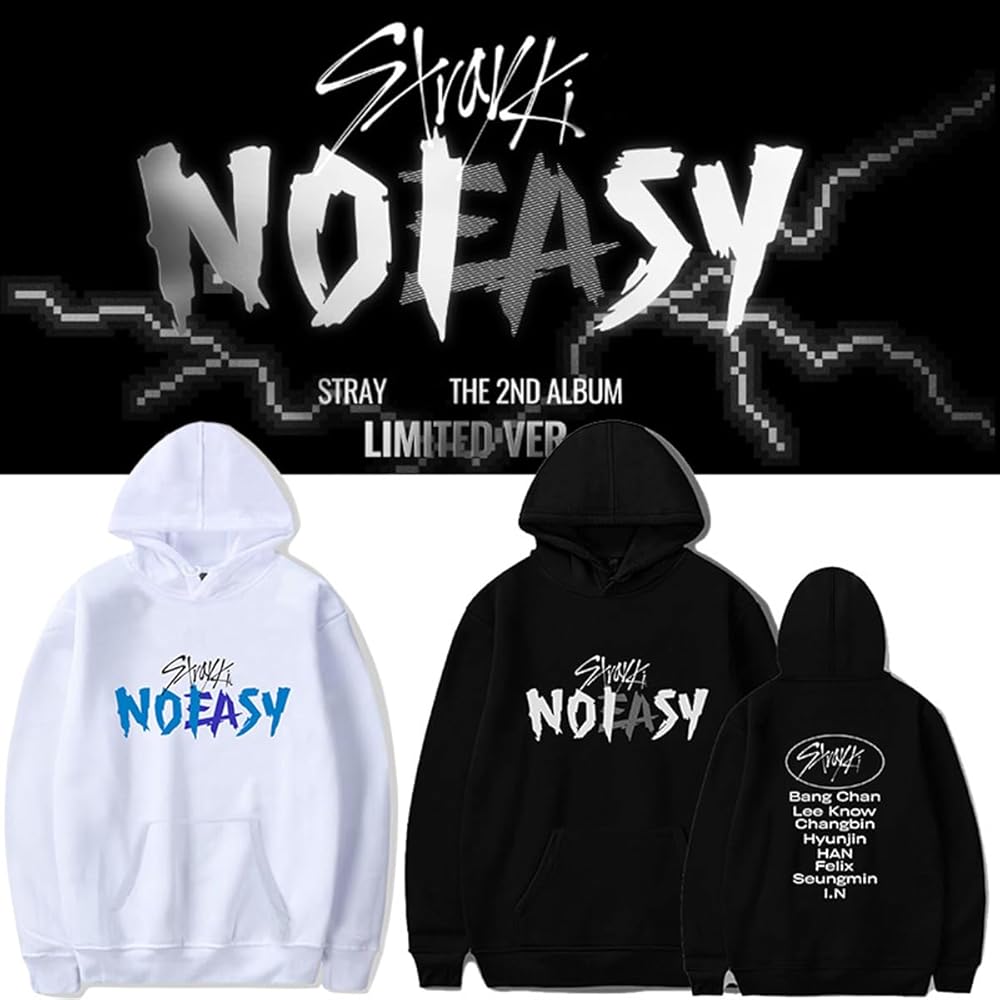 Amazon.com: Xkpopfans SKZ Hoodie New Album NOEASY Sweater SKZOO