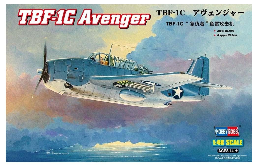 Amazon.com: Hobby Boss TBF-1C Avenger Airplane Model Building Kit