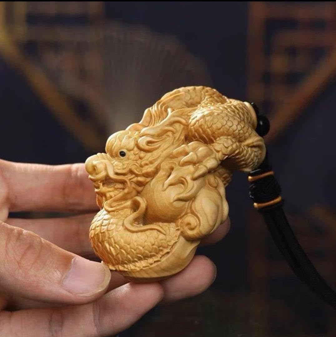 木彫 龍 ドラゴン 高さ約30cm 横幅約39cm ヒビあり 木彫 龍 ドラゴン