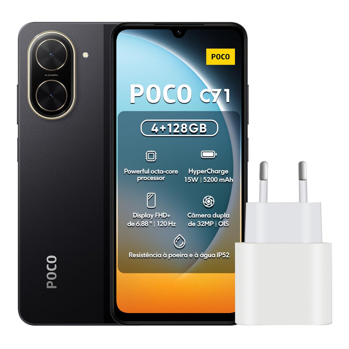 XIAOMI Poco C71 128GB/4GB Dual SIM Black : Amazon.ie
