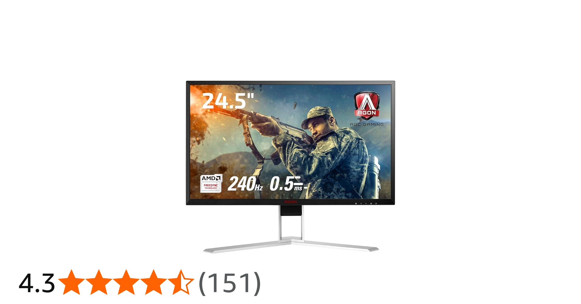 Amazon.co.jp: AOC ゲーミングモニター ディスプレイ AG251FZ2/11