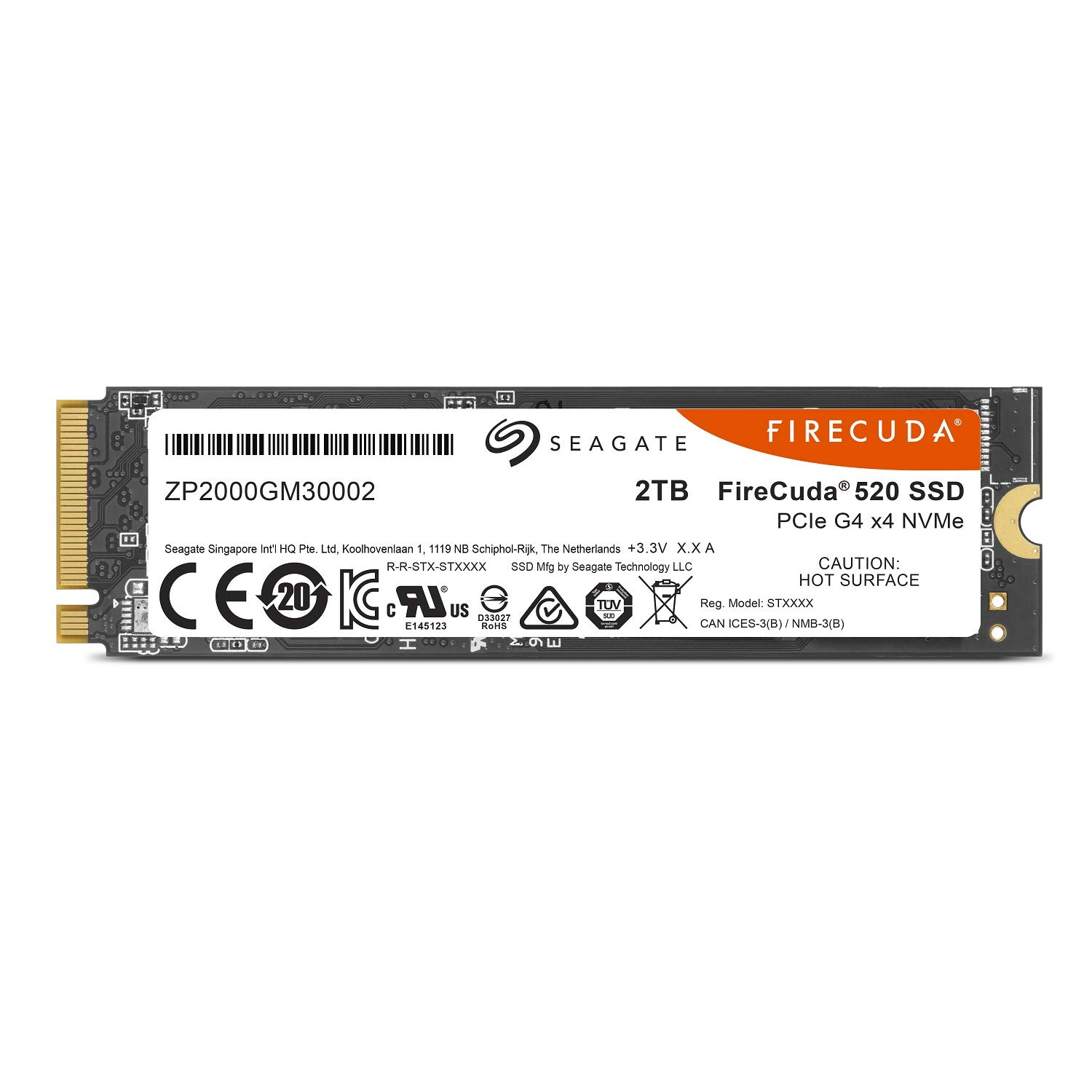 Amazon | Seagate FireCuda 520 M.2 内蔵SSD【データ復旧3年付】 2TB