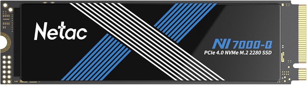 Amazon | Netac SSD 1TB M.2 PCIe Gen4×4 （ ヒートシンク付き ）最大