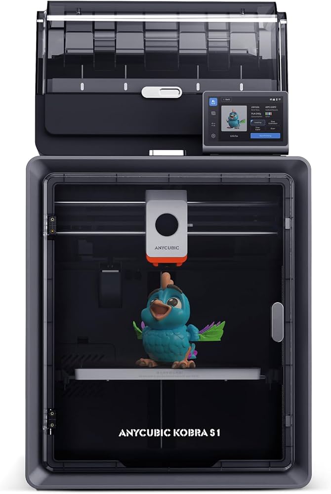 Anycubic Kobra S1 Combo Multi-Color 3D Printer,High Speed Max