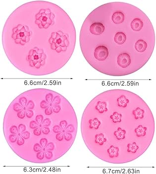Amazon.co.jp: 桜/桃の花 シリコンモールド チョコレート型 DIY 手作り