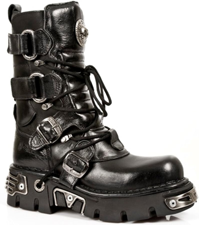Amazon | ロックブーツ ユニセックス スタイル 575 S1 ブラック US