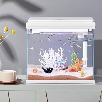 Amazon | HyzaPhix ミニチュア アクアリウム 水槽 イルカ クジラ サメ