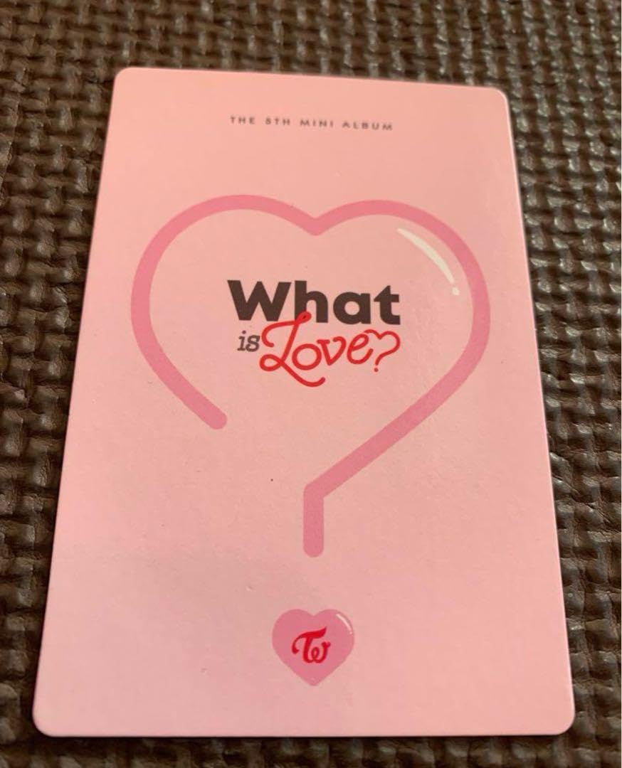 Amazon.co.jp: TWICE トレカ 公式品 イズラブ whatislove? アルバム