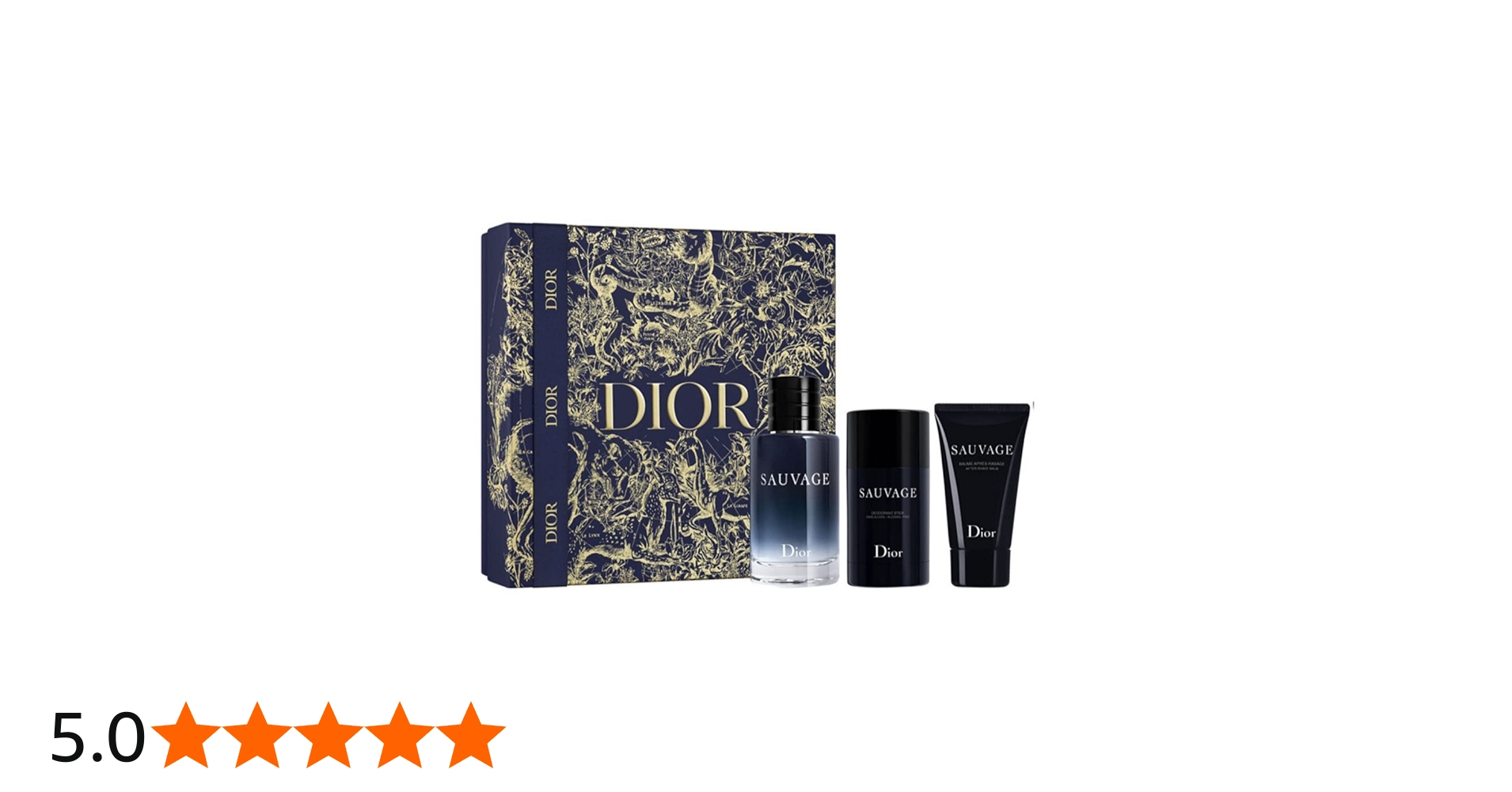 Christian Dior Sauvage For Men 3 Piece Set (3.4 Ounce Eau De