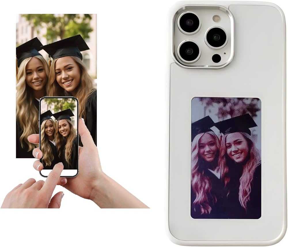 Customizable Phone Case with Smart Photo Back Projection