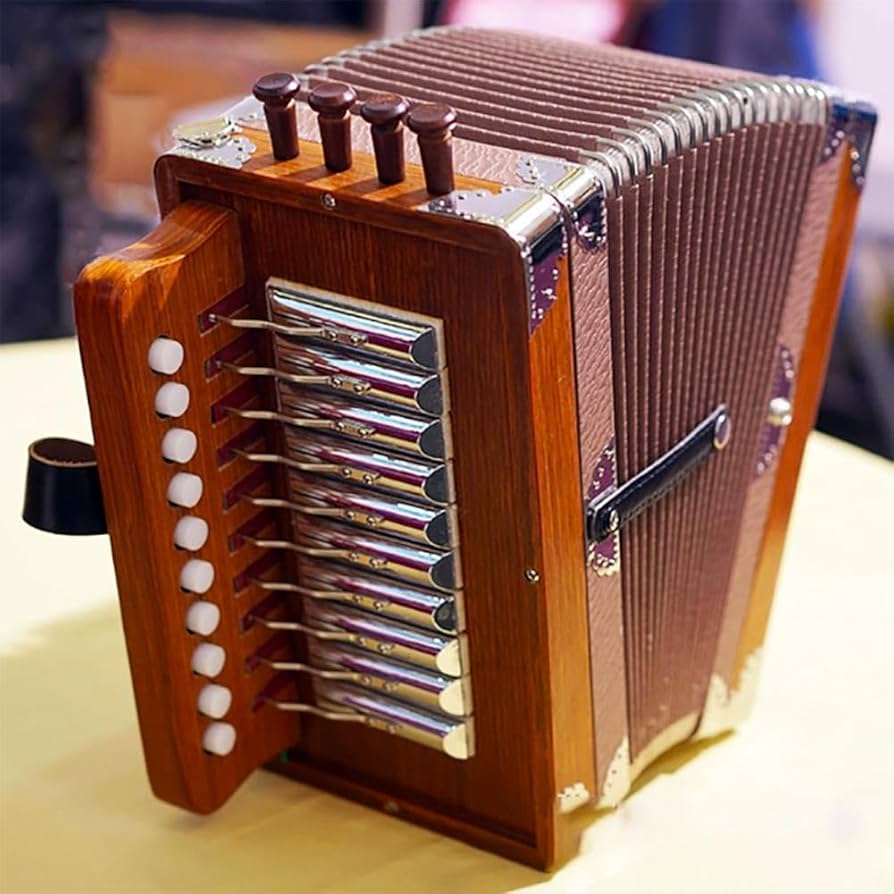 Amazon | コンチェルティーナ 六角形 アコーディオン 20ボタン レトロ