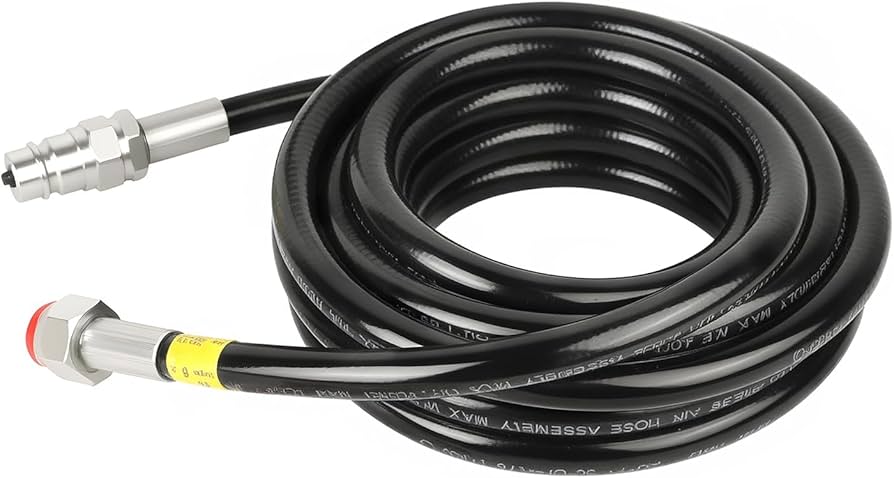 MOKA SFX 50ft(15M) High-Pressure CO2 Hose Male Quick-Connect for