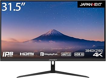 Amazon.co.jp: JAPANNEXT 31.5インチ モニター 4K UHD 3840x2160解像度