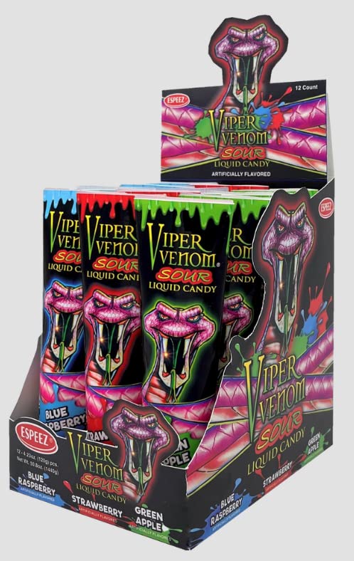 Amazon.com : PKM Candies - Viper Venom Sour Liquid Candy 12 PC