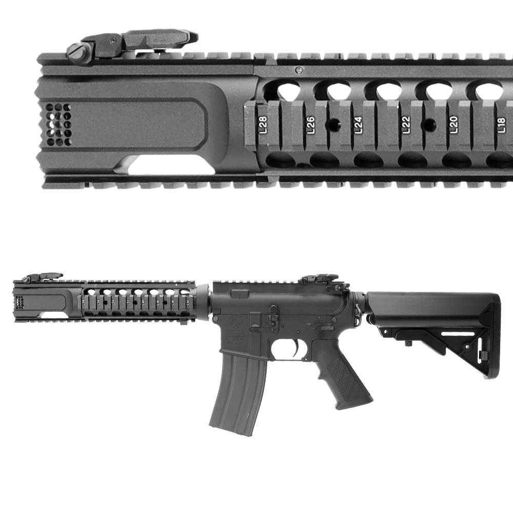 Amazon | [LayLax][M4 CQB-R ストライクレイルシステム] ブラック