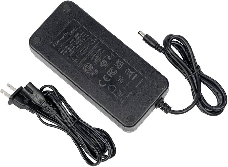 Amazon.co.jp: Fosi Audio 48V 5A GaN 窒素ガリウム DCアダプター