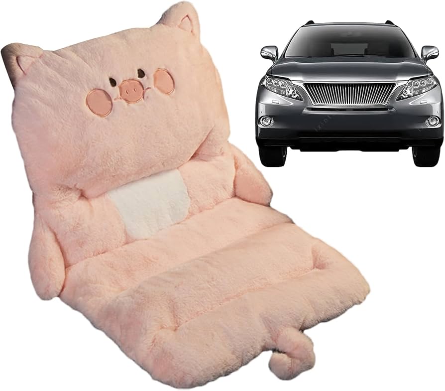 Amazon.co.jp: 椅子クッションぬいぐるみ - 車の後部座席クッション,1