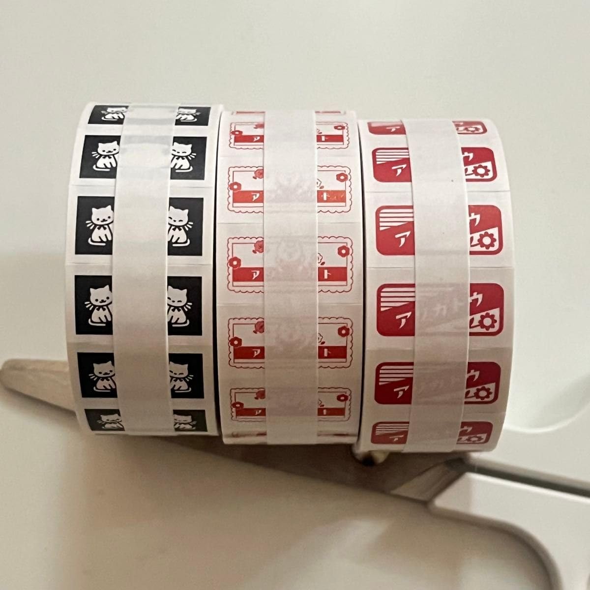 Amazon.co.jp: シモジマ ラベラーロールシール 3巻 3000枚 +おまけ300