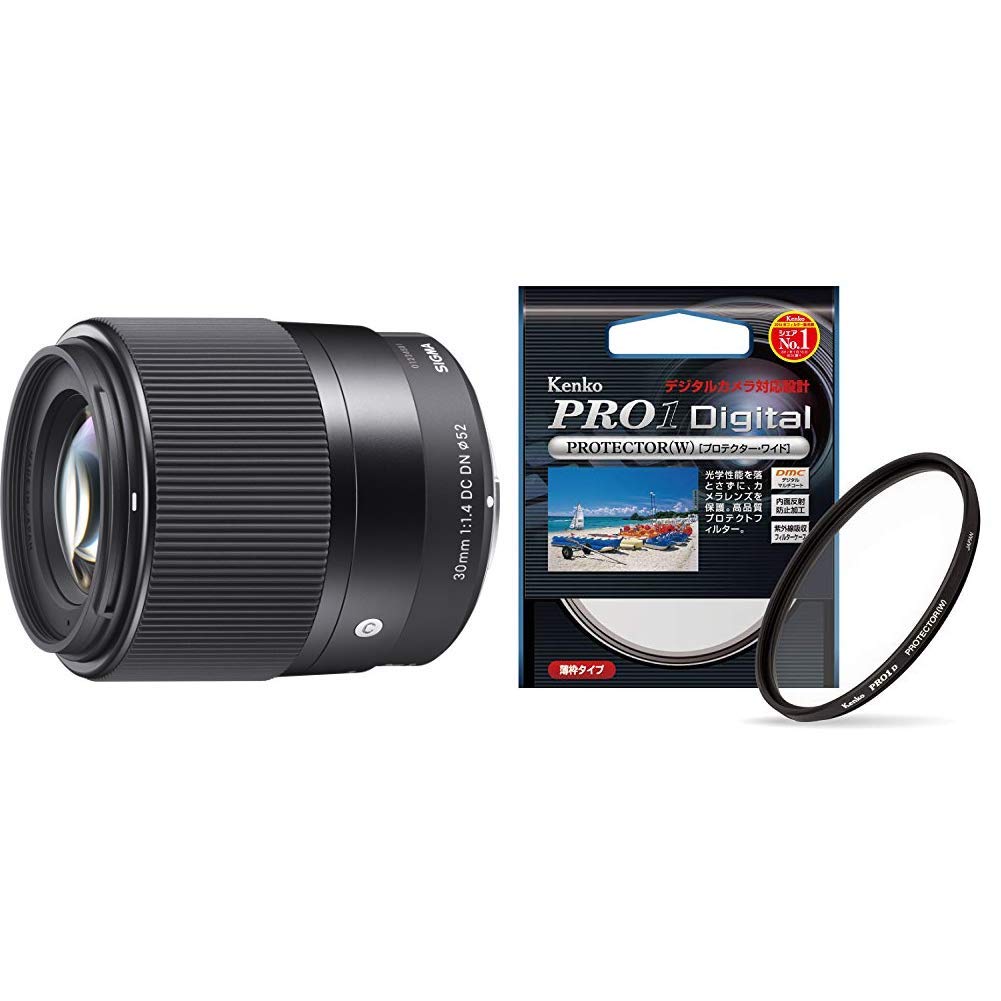 SIGMA 30mm F1.4 DC DN Eマウント 保護フィルター&ND4 Amazon.co.jp