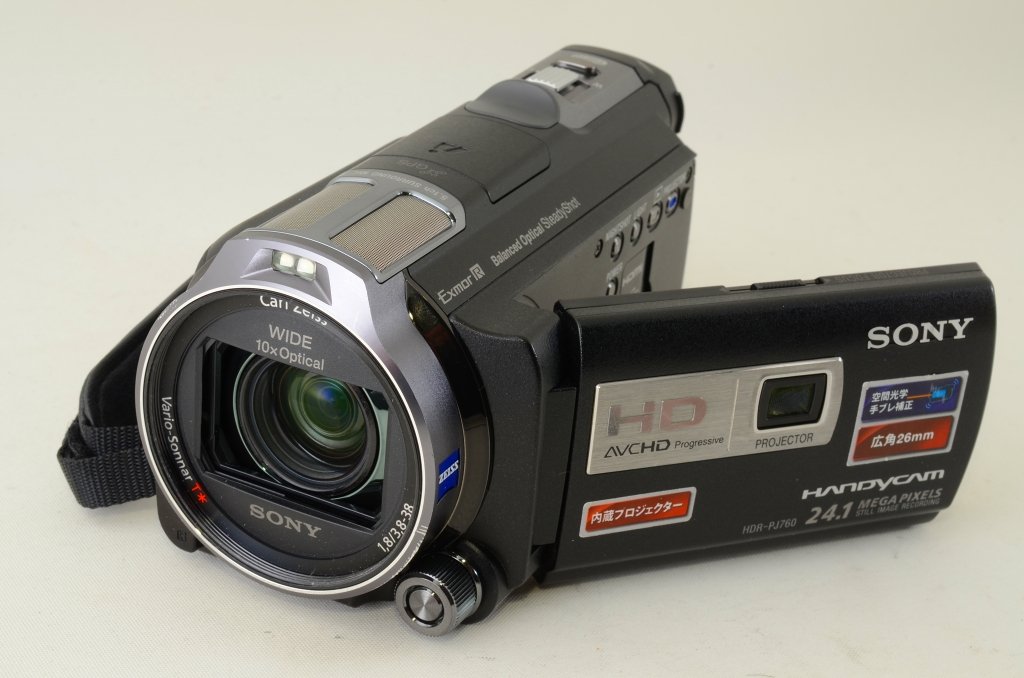 Amazon.co.jp: SONY HDビデオカメラ Handycam PJ760V ブラック HDR