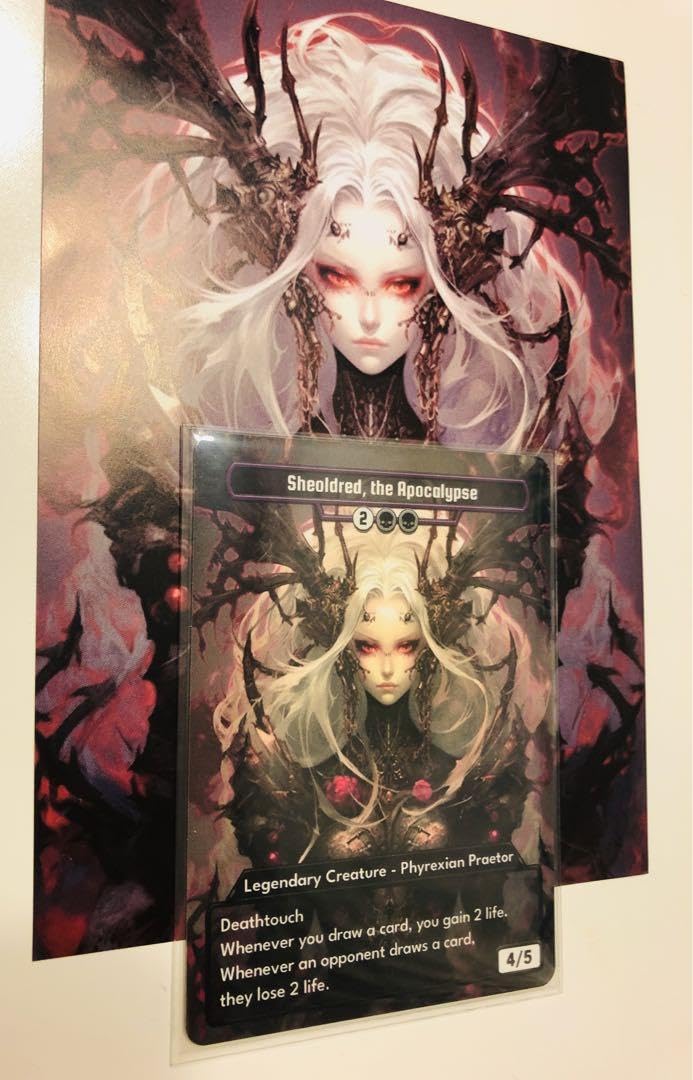 Amazon.co.jp: MTG ファンアート 黙示録、シェオルドレッド : おもちゃ