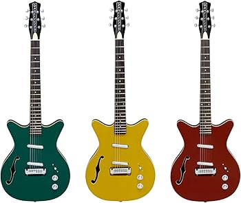 Amazon.com: Danelectro Fifty Niner DC Semi-hollowbody Electric